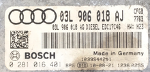 Audi A3 2.0 TDI, 0281016401, 0 281 016 401, 03L906018AJ, 03L 906 018 AJ, 03L906018AG, 03L 906 018 AG, EDC17C46