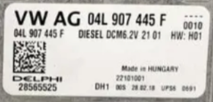 04L907445F, 04L 907 445 F, 28565525, 22102001, DCM6.2V