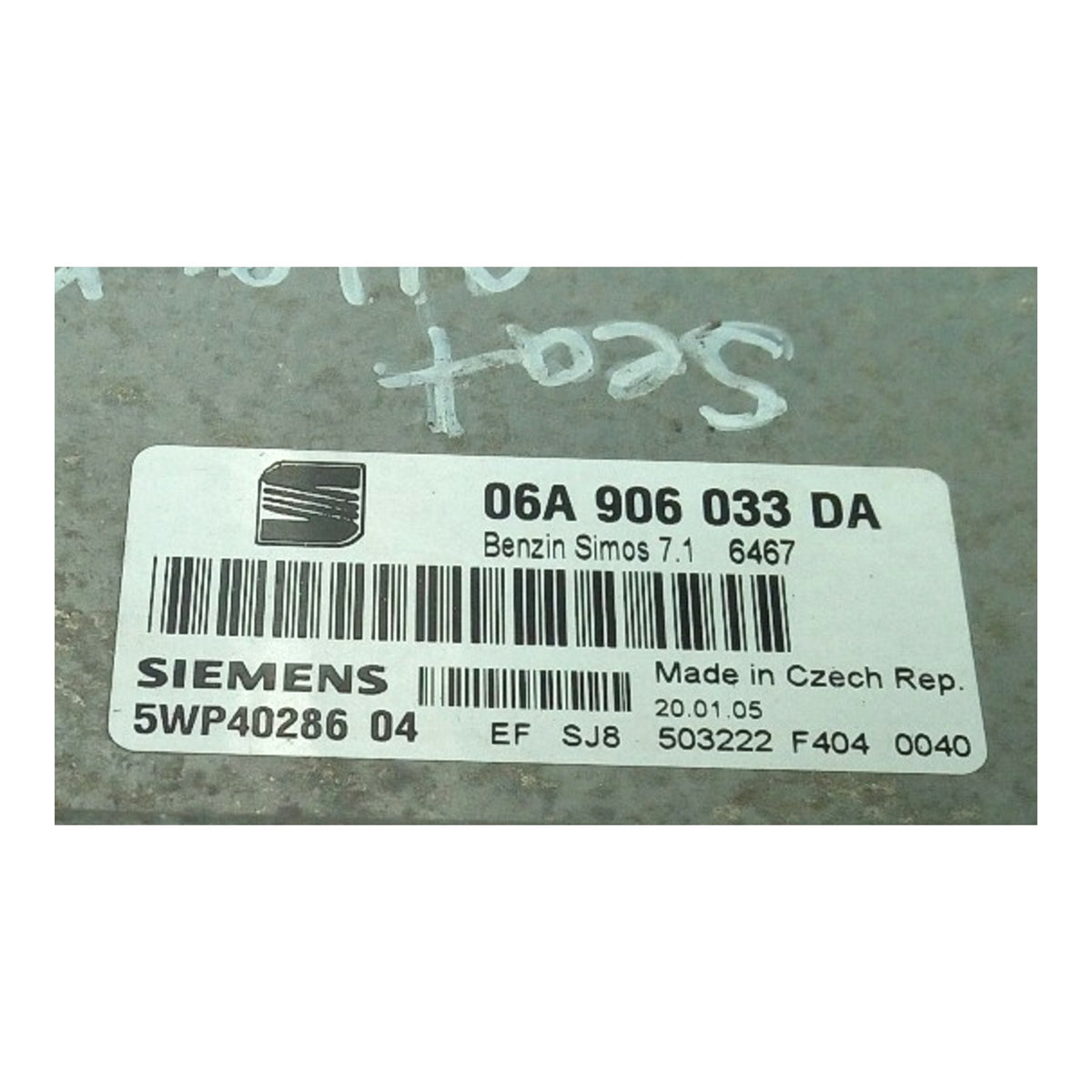 Simos 7.1, 06A906033DA, 06A 906 033 DA, 5WP40286 04, 5WP4028604