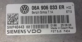 Plug & Play Siemens VDO Engine ECU, Simos 7.1A, Audi, 06A906033ER, 06A 906 033 ER, 5WP40443 02, 5WP4044302