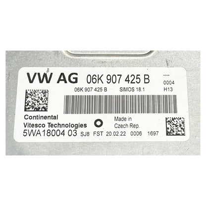 Continental Simos 18.1 06K907425B 5WA18004 03 label