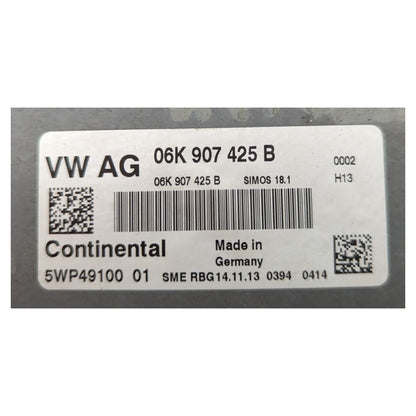 Continental Simos 18.1 06K907425B 5WP49100 01 label