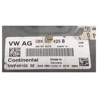 Continental Simos 18.1 06K907425B 5WP49102 02 label