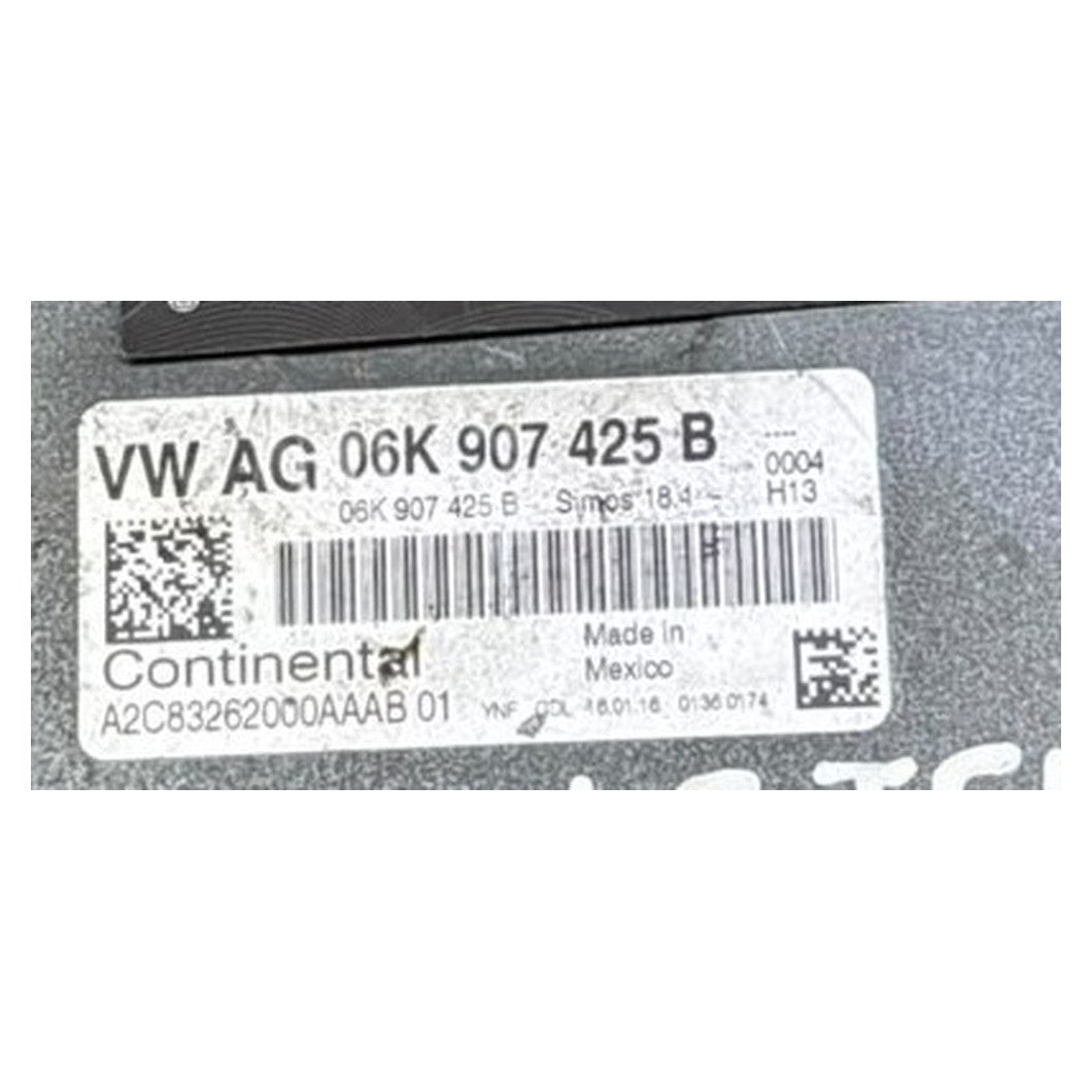 Continental Simos 18.1 06K907425B A2C83262000 label