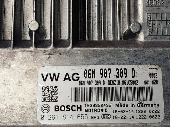 Plug & Play Bosch Engine ECU, 0261S14655, 0 261 S14 655, 06M907309D, 06M 907 309 D, MGC1CS002