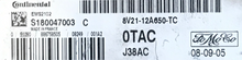 EMS2102, J38AC, S180047003C, S180047003 C, 8V21-12A650-TC, 8V2112A650TC, 0TAC
