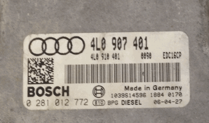 0 281 012 772, 4L0 907 401, 4L0 910 401, 0281012772, 4L0907401, 4L0910401, EDC16CP