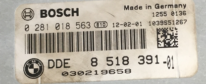 0281018563, 0 281 018 563, DDE8518391, DDE 8 518 391
