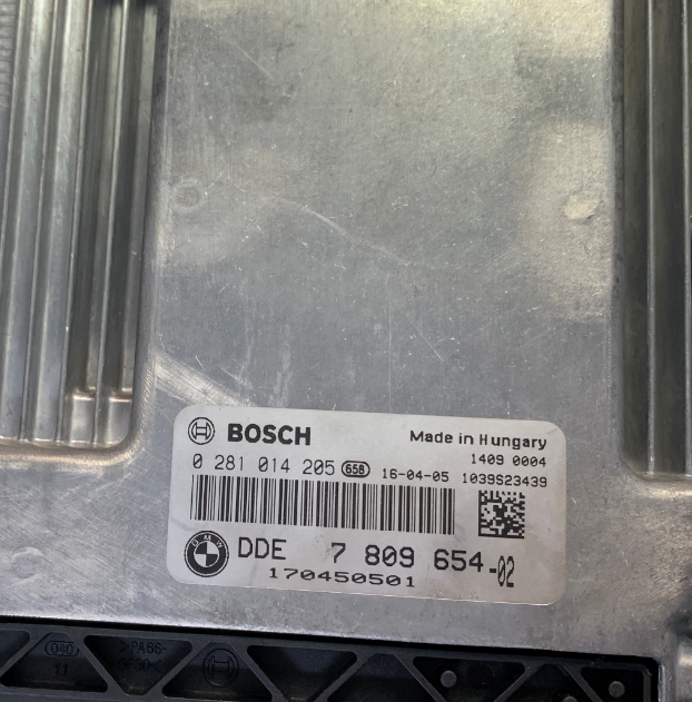 BMW 330D 3.0L, 0281014205, 0 281 014 205, DDE7809654, DDE 7 809 654, 1039S23439