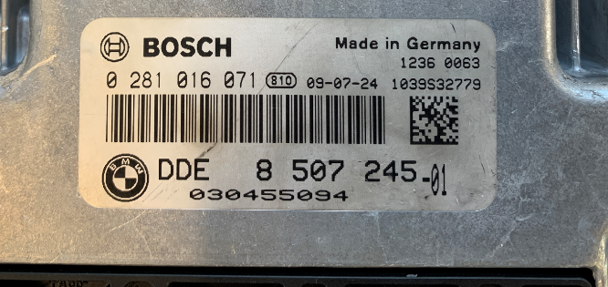 BMW 123D SE, 0281016071, 0 281 016 071, DDE8507245, DDE 8 507 245