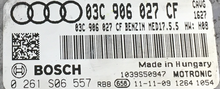 Audi A1 1.4, 0261S06557, 0 261 S06 557, 03C906027CF, 03C 906 027 CF, MED17.5.5