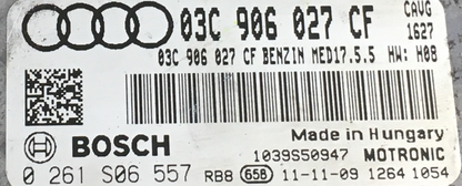 Audi A1 1.4, 0261S06557, 0 261 S06 557, 03C906027CF, 03C 906 027 CF, MED17.5.5