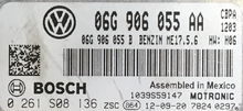 Bosch Engine ECU, VW, 0261S08136, 0 261 S08 136, 06G906055AA, 06G 906 055 AA, ME17.5.6