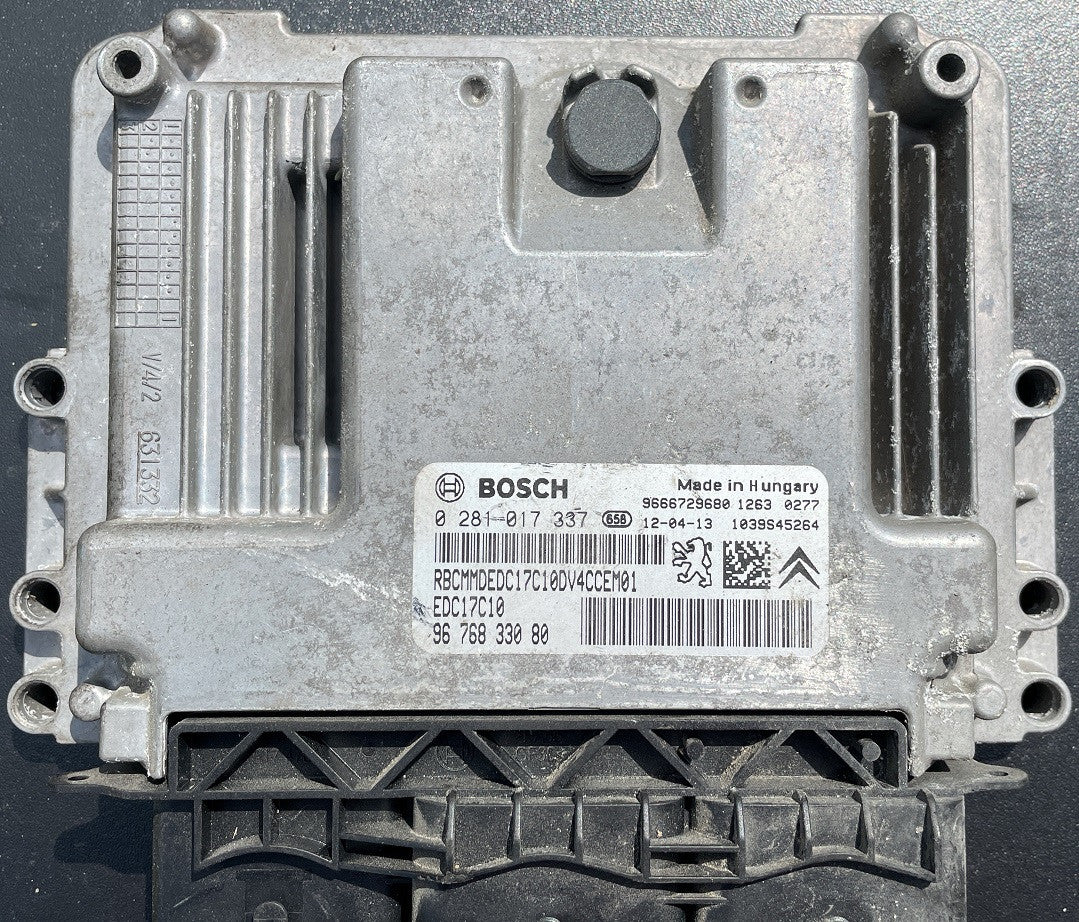0281017337, 0 281 017 337, 9676833080, 96 768 330 80, EDC17C10, 1039S45264