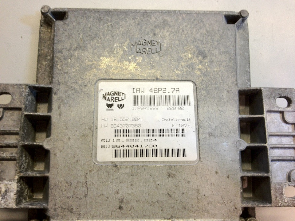 Magneti Marelli, IAW 48P2.7A, HW 16.552.004, HW 9643707380, SW 16.596.044, SW 9644041780