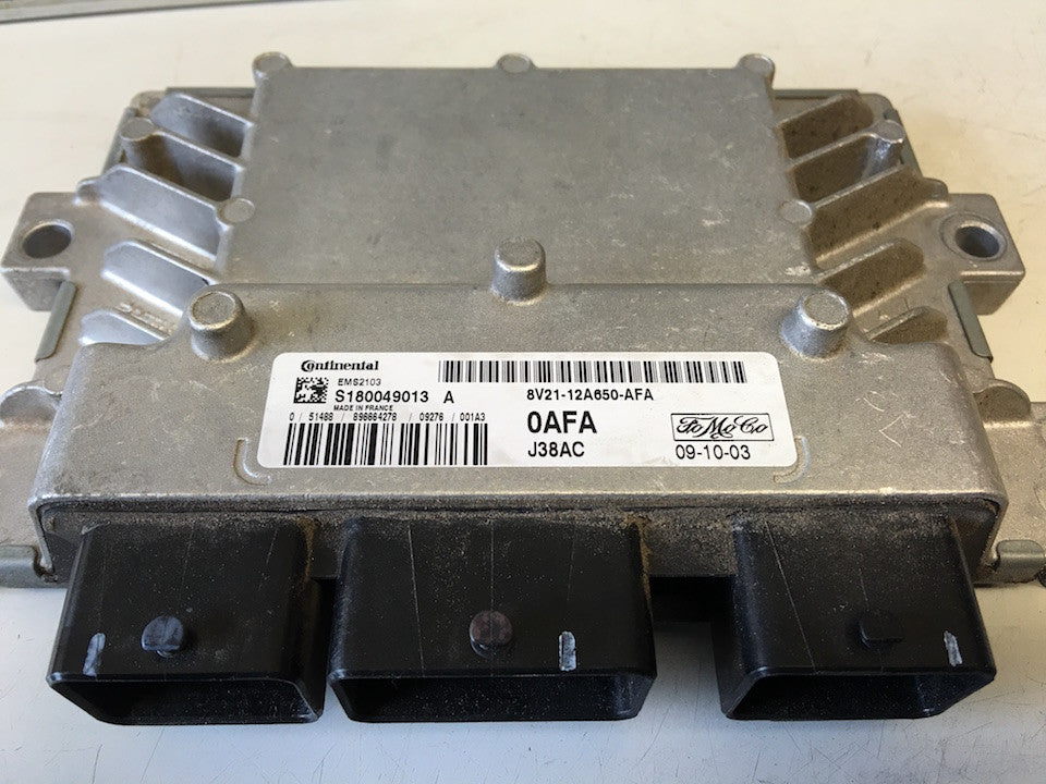 Ford Fiesta 1.6L, S180049013A, S180049013 A, 8V2112A650AFA, 8V21-12A650-AFA, 0AFA, EMS2103