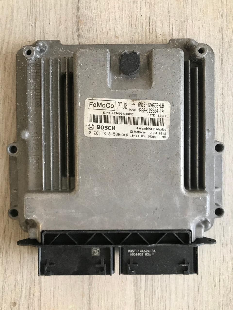 0261S18588, 0 261 S18 588, GN1512A650LB, GN15-12A650-LB, HA6A12B684LA, HA6A-12B684-LA, PTJ0, FoMoCo