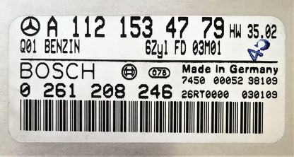 Mercedes-Benz SL R230, A1121534779, A 112 153 47 79, 0261208246, 0 261 208 246