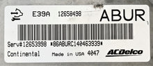 Vauxhall Cascada, E39A, 12658498, ABUR, 12653998