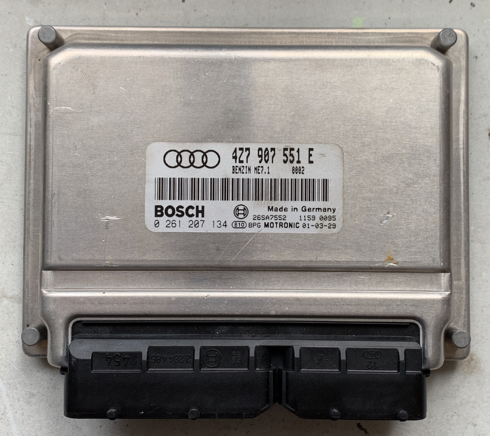 Audi A6 2.7 , 0261207134, 0 261 207 134, 4Z7907551E, 4Z7 907 551 E, ME7.1