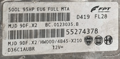 MJD 9DF.X2, 55274378, HW000, BC.0123035.B
