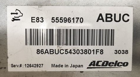 Abuc Plug & Play ACDelco Engine ECU, 55596170, ABUC, E83, 12642927 – Cartech ...