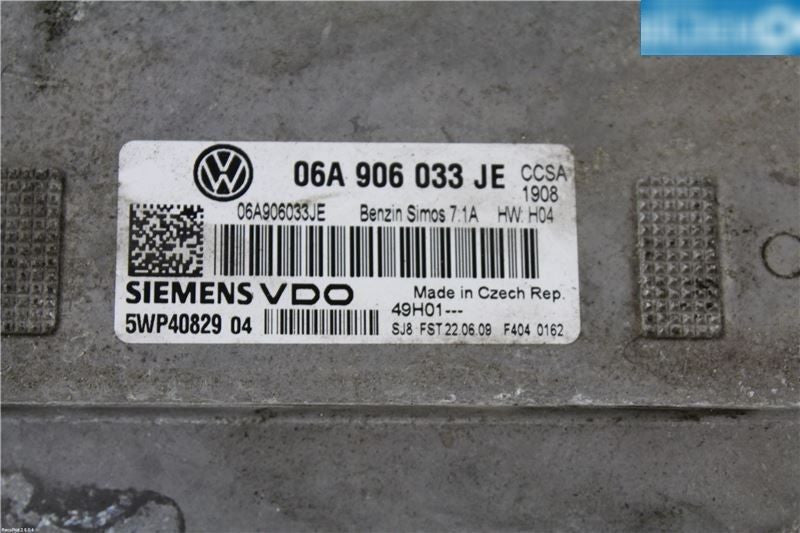 Siemens VDO, VW, Simos 7.1A, 06A906033JE, 06A 906 033 JE, 5WP40829 04
