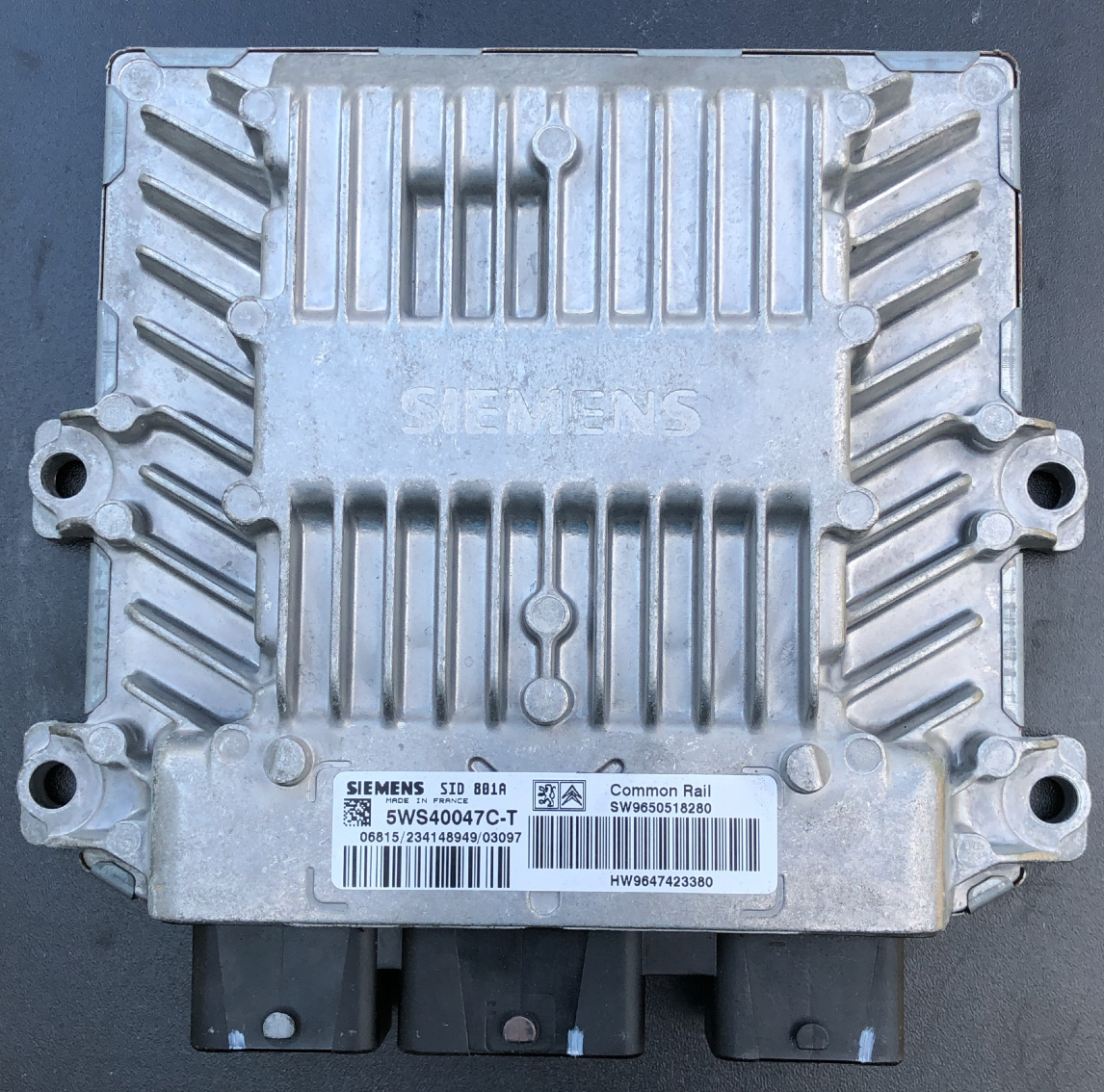 5WS40047C-T, SW9650518280, HW9647423380, SID 801A