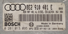 Audi, 0281013095, 0 281 013 095, 8E2910401E, 8E2 910 401 E, 8E0907401AL, 8E0 907 401 AL 