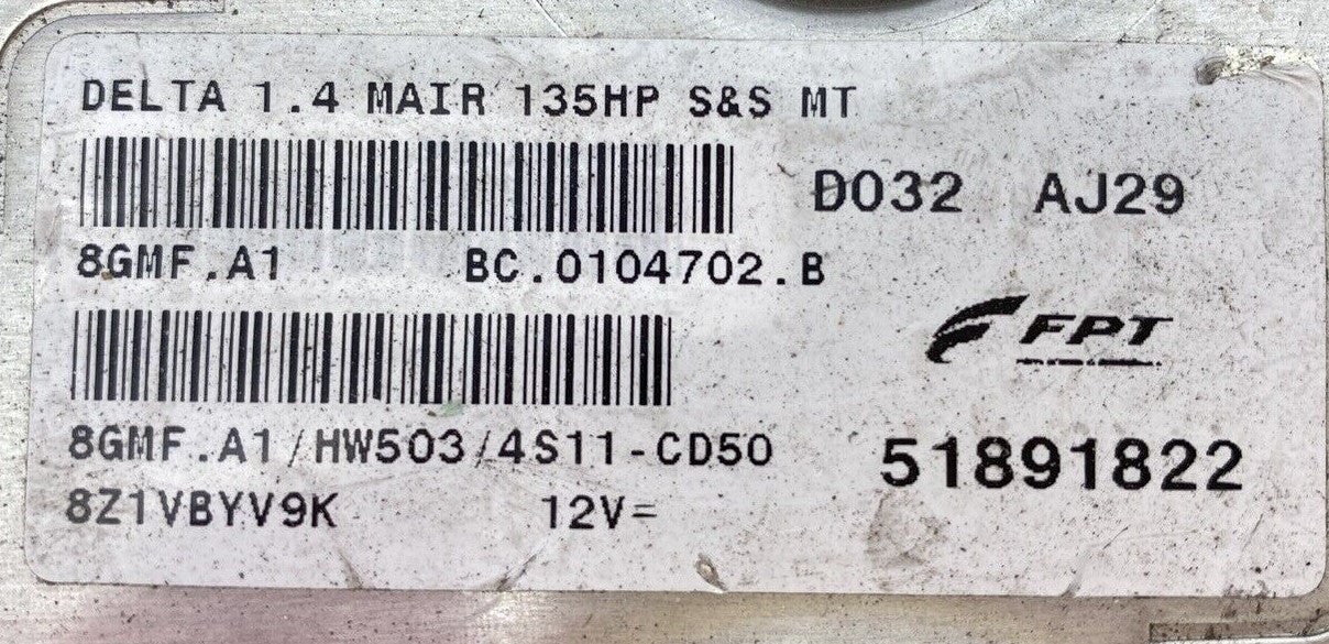 8GMFA1, 8GMF.A1, 51891822, BC0104702B, BC.0104702.B, HW503