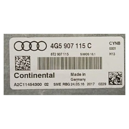 Continental Simos 18.1 4G5907115C 8T2907115 A2C11454300 02 label
