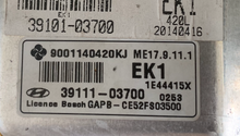 Hyundai i20, 9001140420KJ, 3911103700, 39111-03700, ME17.9.11.1