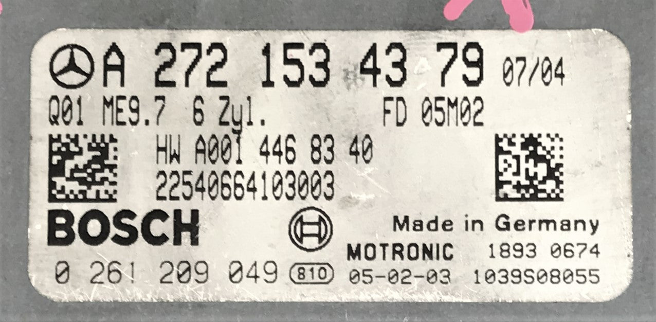 0261209049, 0 261 209 049, A2721534379, A 272 153 43 79, A0014468340, A001 446 83 40, ME9.7