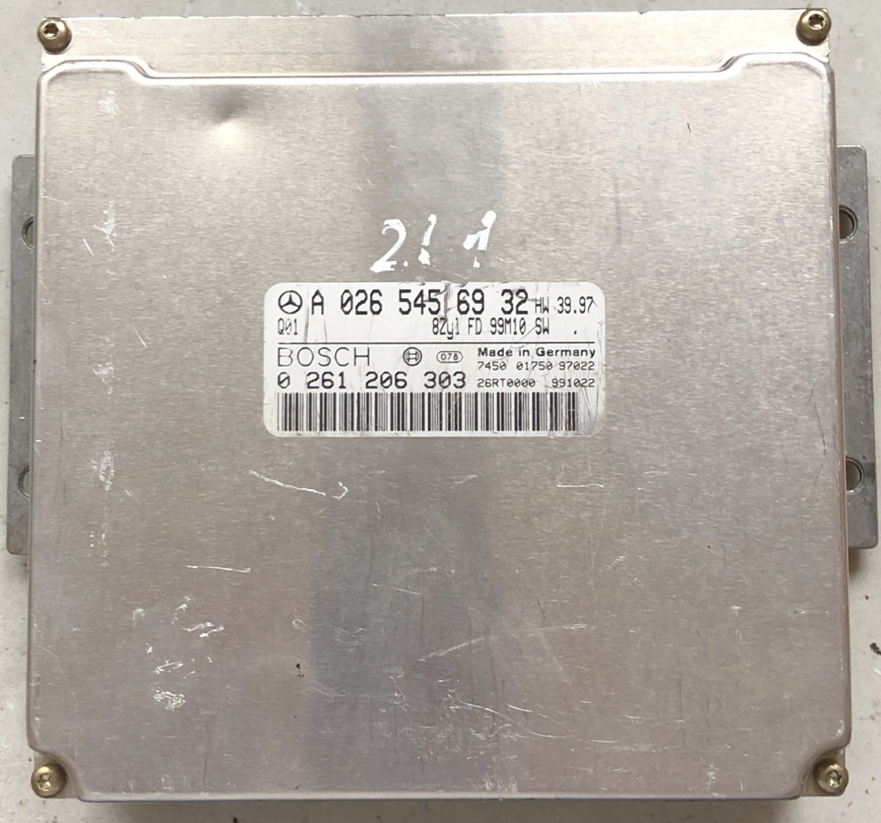 0261206303, 0 261 206 303, A0265456932, A 026 545 69 32