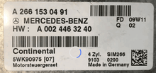 Mercedes B Class,  A2661530491, A 266 153 04 91, A0024463240, A 002 446 32 40, 5WK90975
