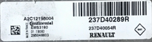 A2C12198004, 237D40054R, 237D40289R, EMS3180
