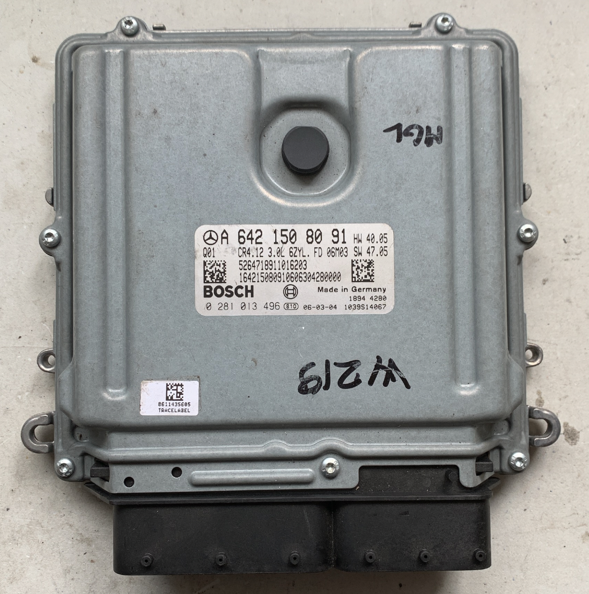 Mercedes-Benz, 0281013496, 0 281 013 496, A6421508091, A 642 150 80 91