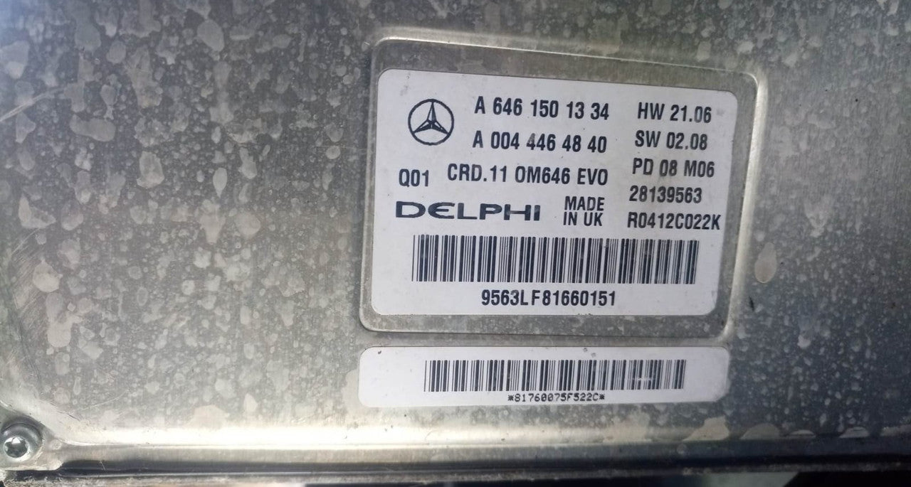 A6461501334, A 646 150 13 34, A0044464840, A 004 446 48 40, 28139563, R0412C022K, OM646 EVO, CRD.11