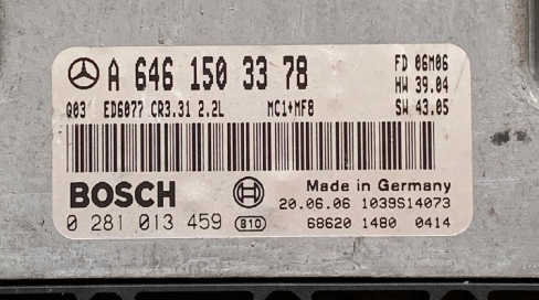 Mercedes-Benz, 0281013459, 0 281 013 459, A6461503378, A 646 150 33 78, CR3.31 2.2L