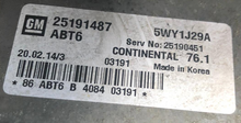 25191487, 5WY1J29A, SERV 25190451, ABT6, 76.1
