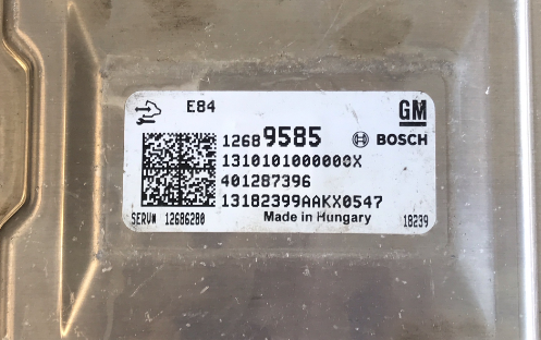 12689585, 1310101000000X, 401287396, 12686280, E84
