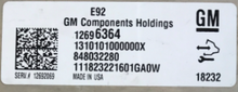 ACDelco Engine ECU, Chevrolet Silverado, 12696364, 1310101000000X, 848032280, 12692069, E92