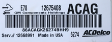 12675408, ACAG, E78, 12668991