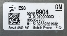 ACDelco Engine ECU, Vauxhall Corsa 1.2, 55489904, 1310101000000X, 395357783, 55591599, E98