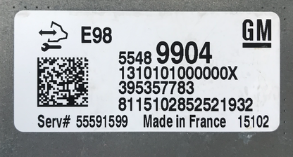 ACDelco Engine ECU, Vauxhall Corsa 1.2, 55489904, 1310101000000X, 395357783, 55591599, E98