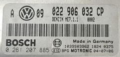 Audi, 0261207885, 0 261 207 885, 022906032CP, 022 906 032 CP, ME7.1.1, 1039S03962