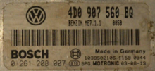 VW, 0261208007, 0 261 208 007, 4D0907560BQ, 4D0 907 560 BQ, ME7.1.1