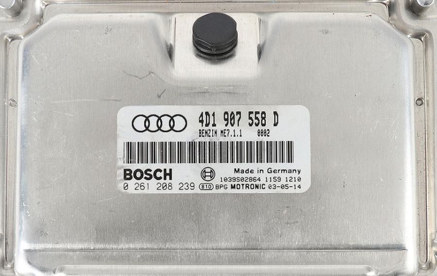 Audi, 0261208239, 0 261 208 239, 4D1907558D, 4D1 907 558 D, ME7.1.1, 1039S03299