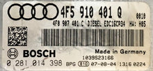 Audi, 0281014398, 0 281 014 398, 4F5910401Q, 4F5 910 401 Q, 4F0907401C, 4F0 907 401 C, EDC16CP34