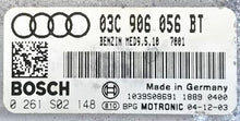 Audi A3 1.6 FSI, 0261S02148, 0 261 S02 148, 03C906056BT, 03C 906 056 BT, MED9.5.10